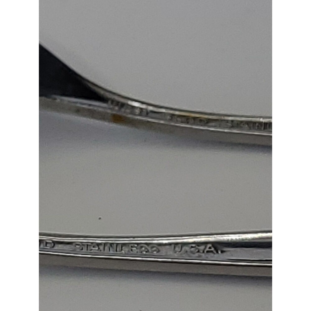 Forks-West Bend Twilight Rose (Set Of 3) Stainless Steel By‎ Oneida Silver(1979) - Picture 7 of 10